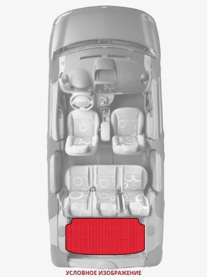ЭВА коврики «Queen Lux» багажник для ЗАЗ 1102